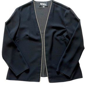 Black with Rhinestones Jacket Shrug Elegant